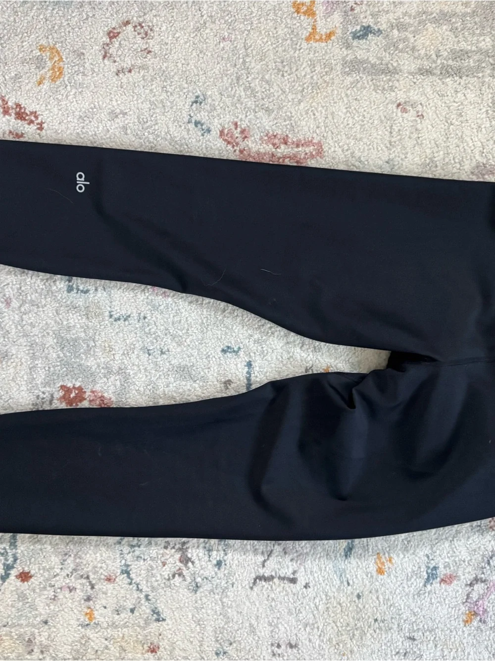 High-Waist Black Women's Performance Leggings ALO size m